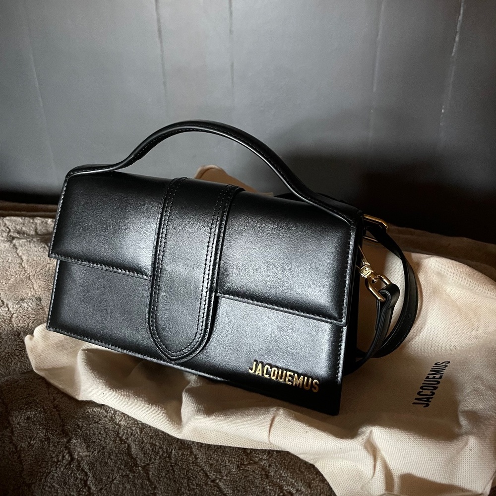 Jacquemus Le Grand Bambino black handbag